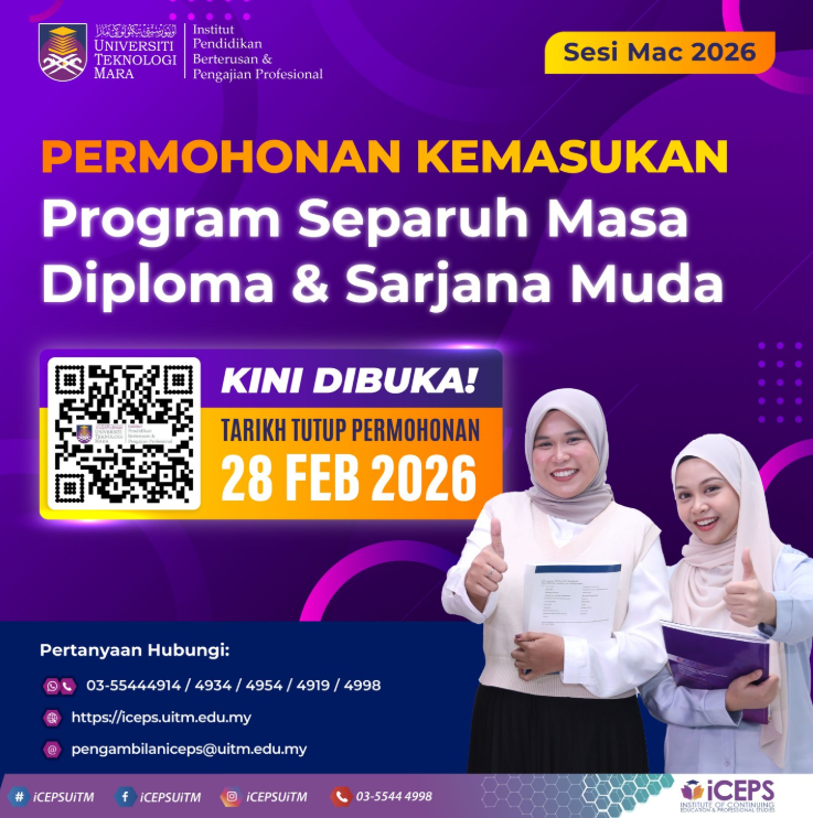 iceps separuh masa