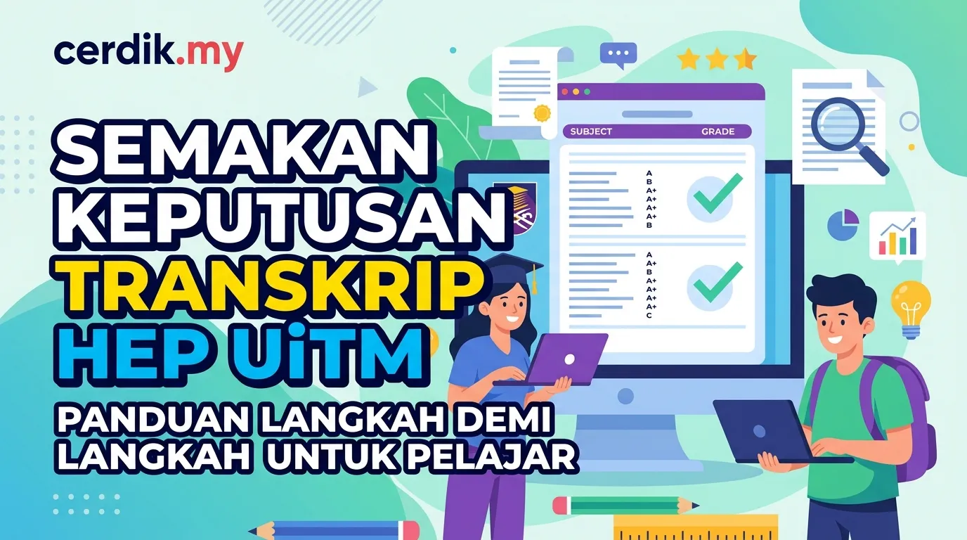 semakan keputusan transkrip uitm
