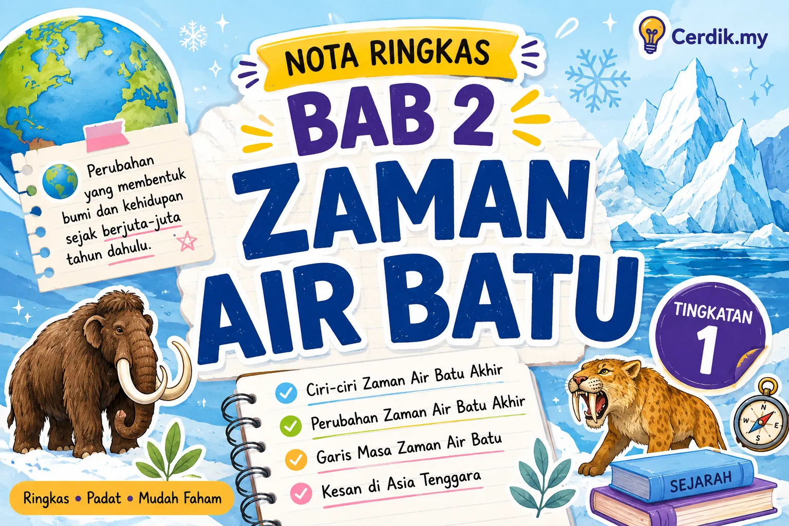 nota ringkas sejarah tingkatan 1 bab 1