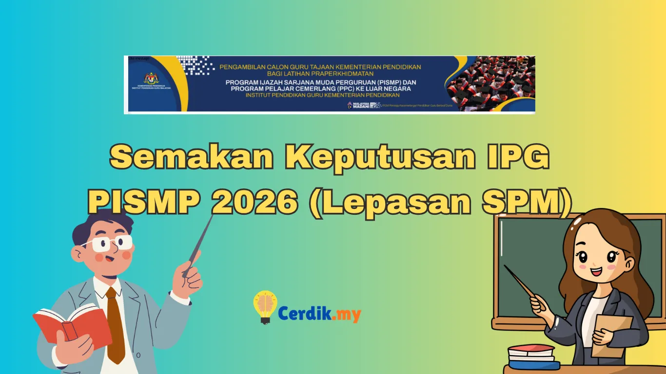semakan keputusan IPG 2026