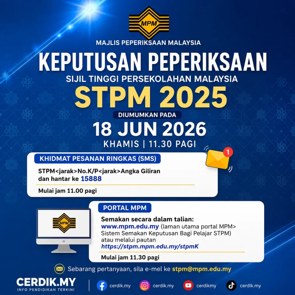 semakan stpm 2025