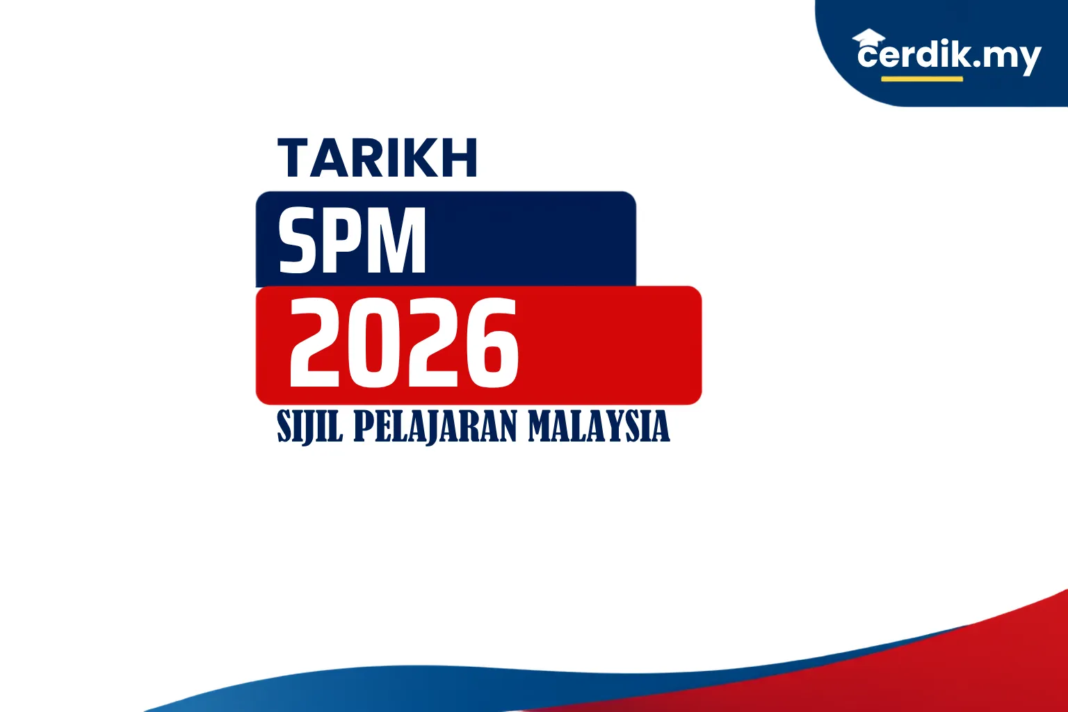 tarikh spm 2026