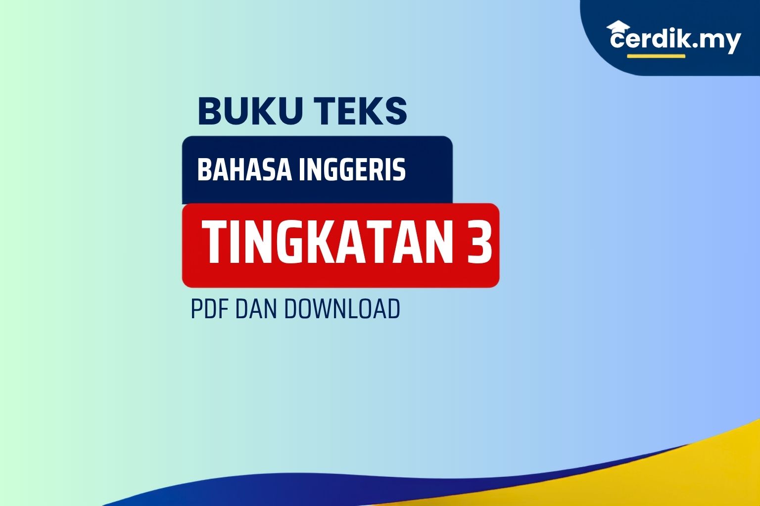 buku teks bi tingkatan 3