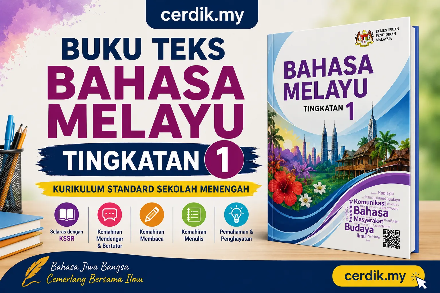 buku teks bahasa melayu tingkatan 1