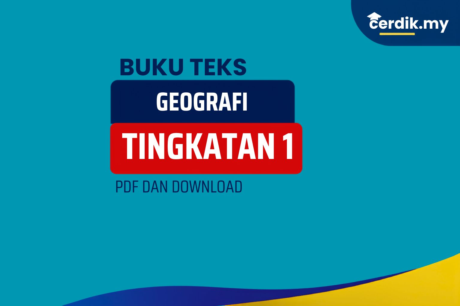 buku teks geografi tingkatan 1