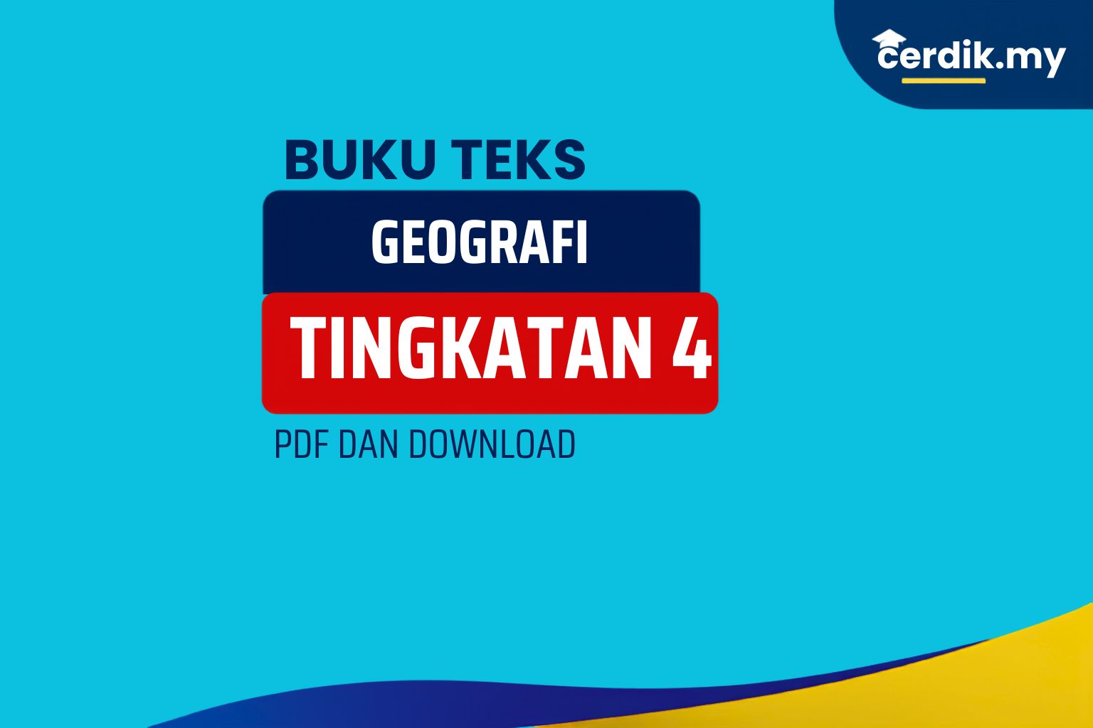 buku teks geografi tingkatan 4