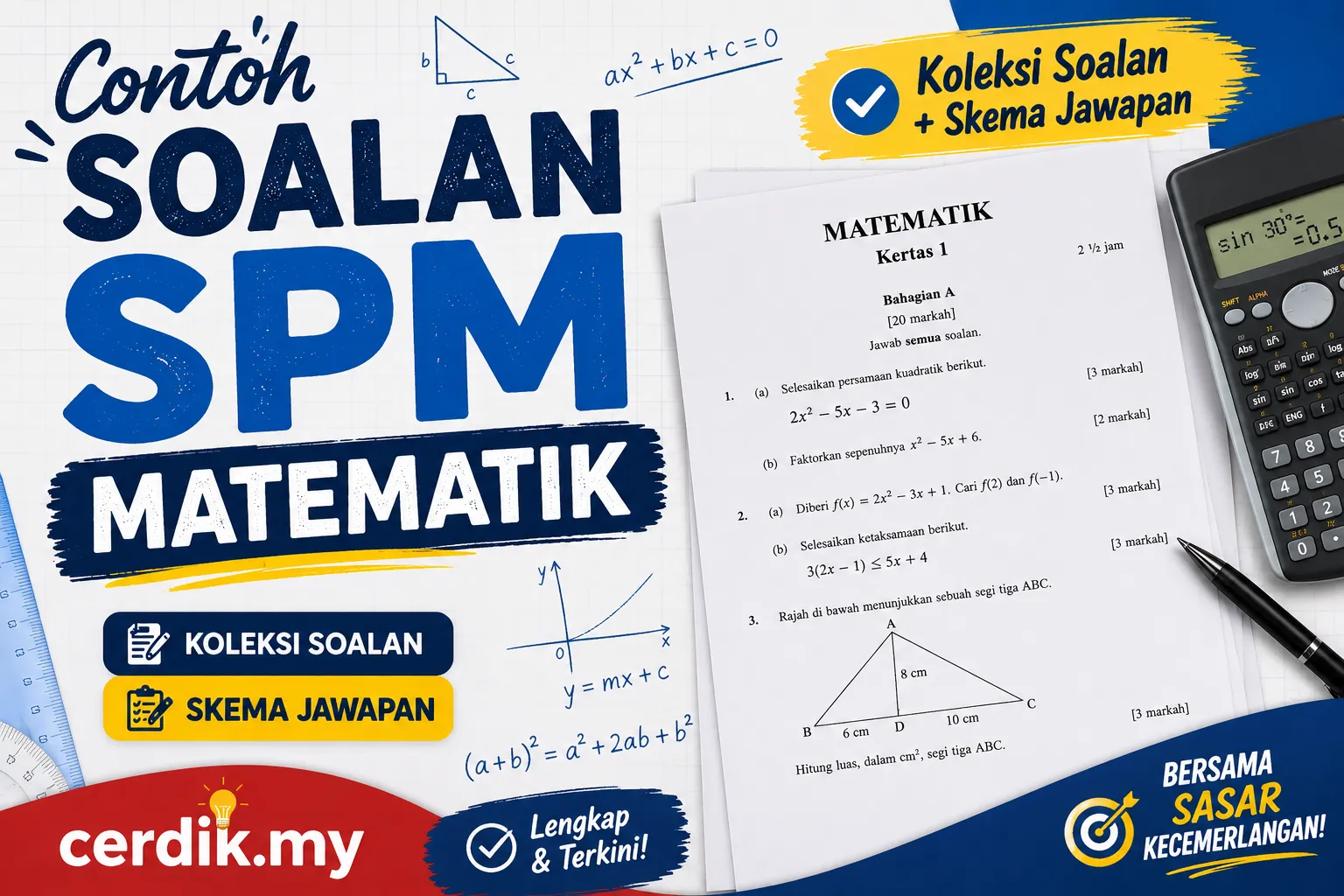 contoh soalan matematik spm