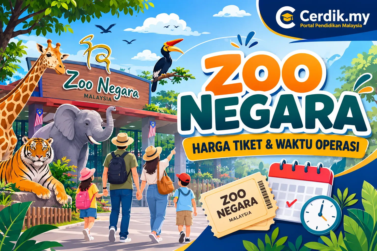 harga tiket zoo negara