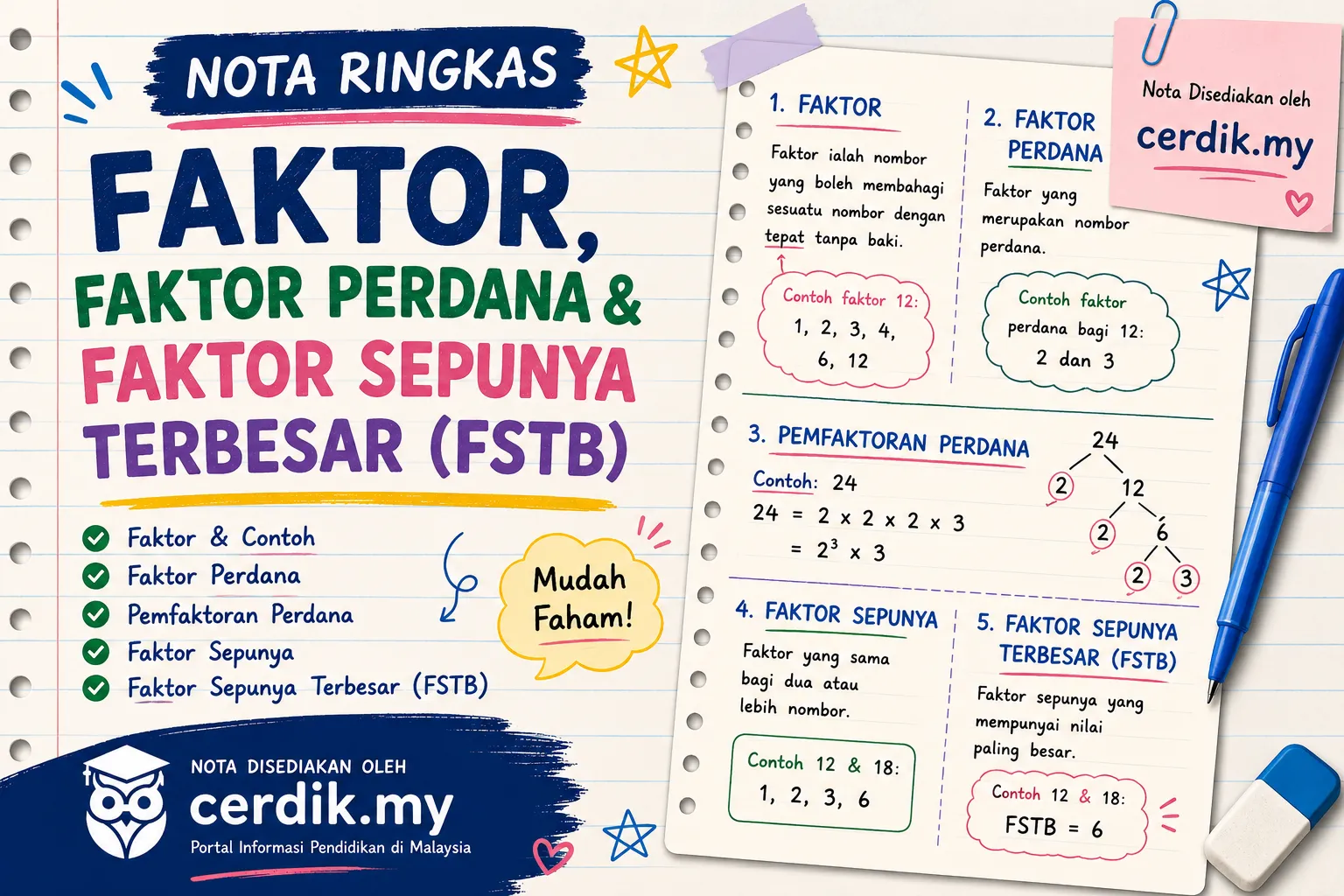 nota faktor