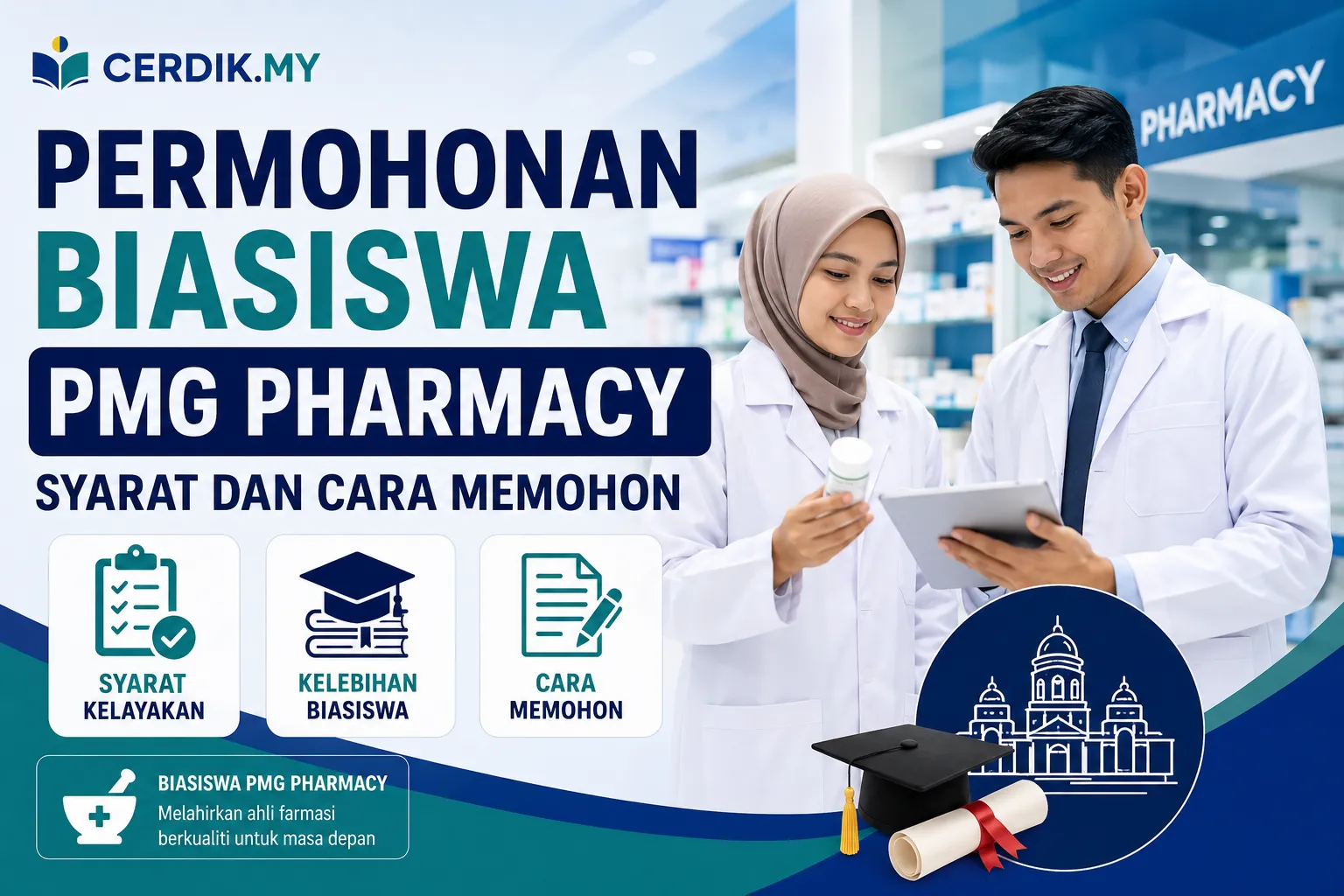 permohonan biasiswa pmg pharmacy