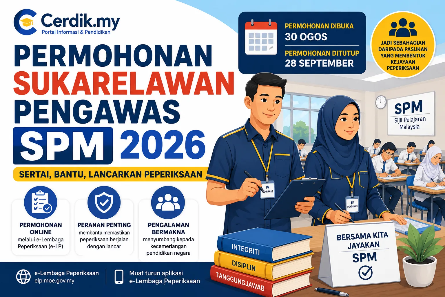 permohonan pengawas peperiksaan