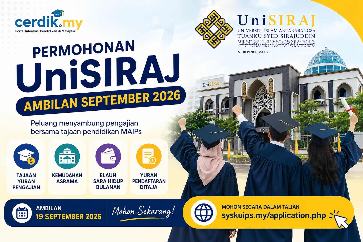 permohonan unisiraj