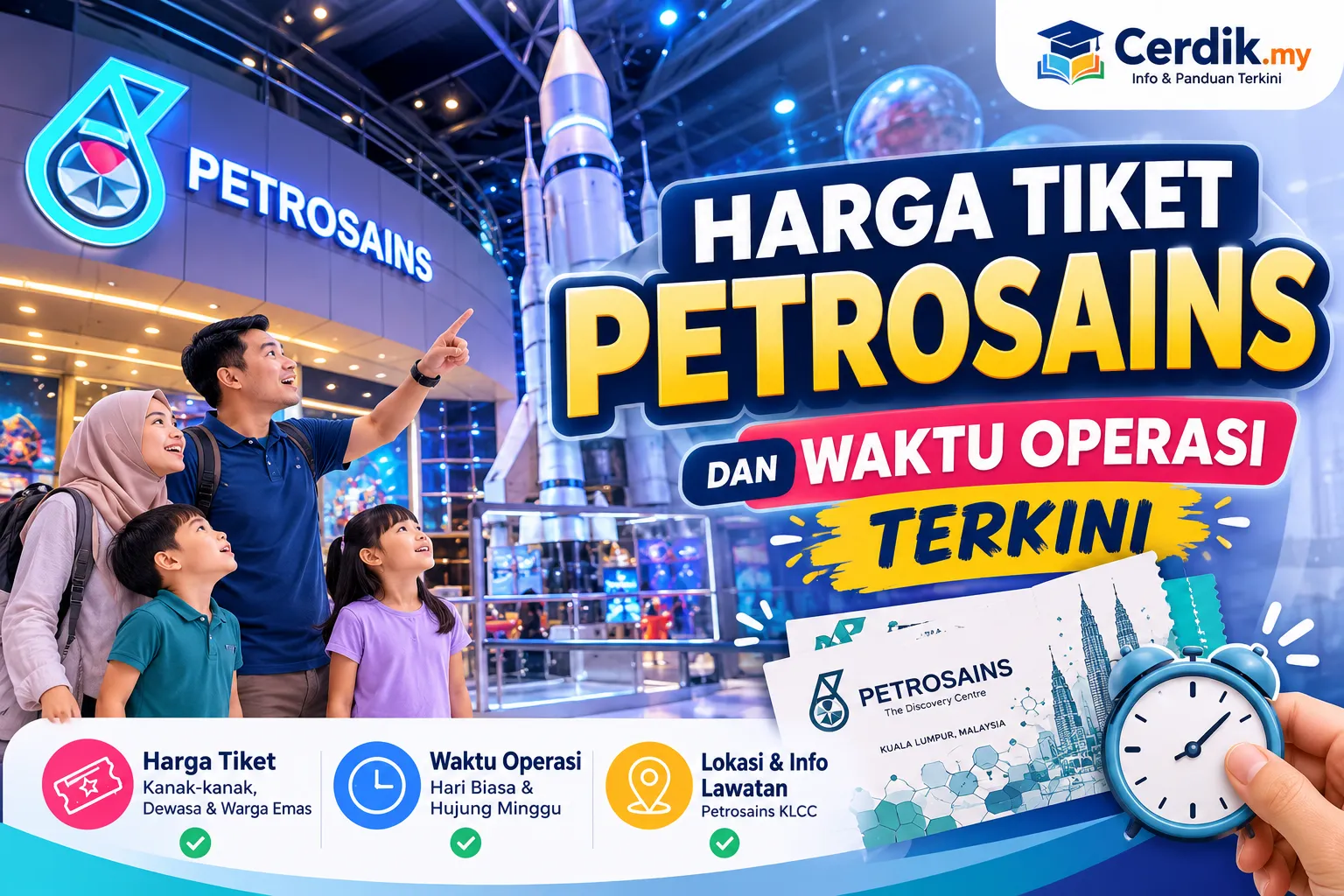harga tiket petrosains