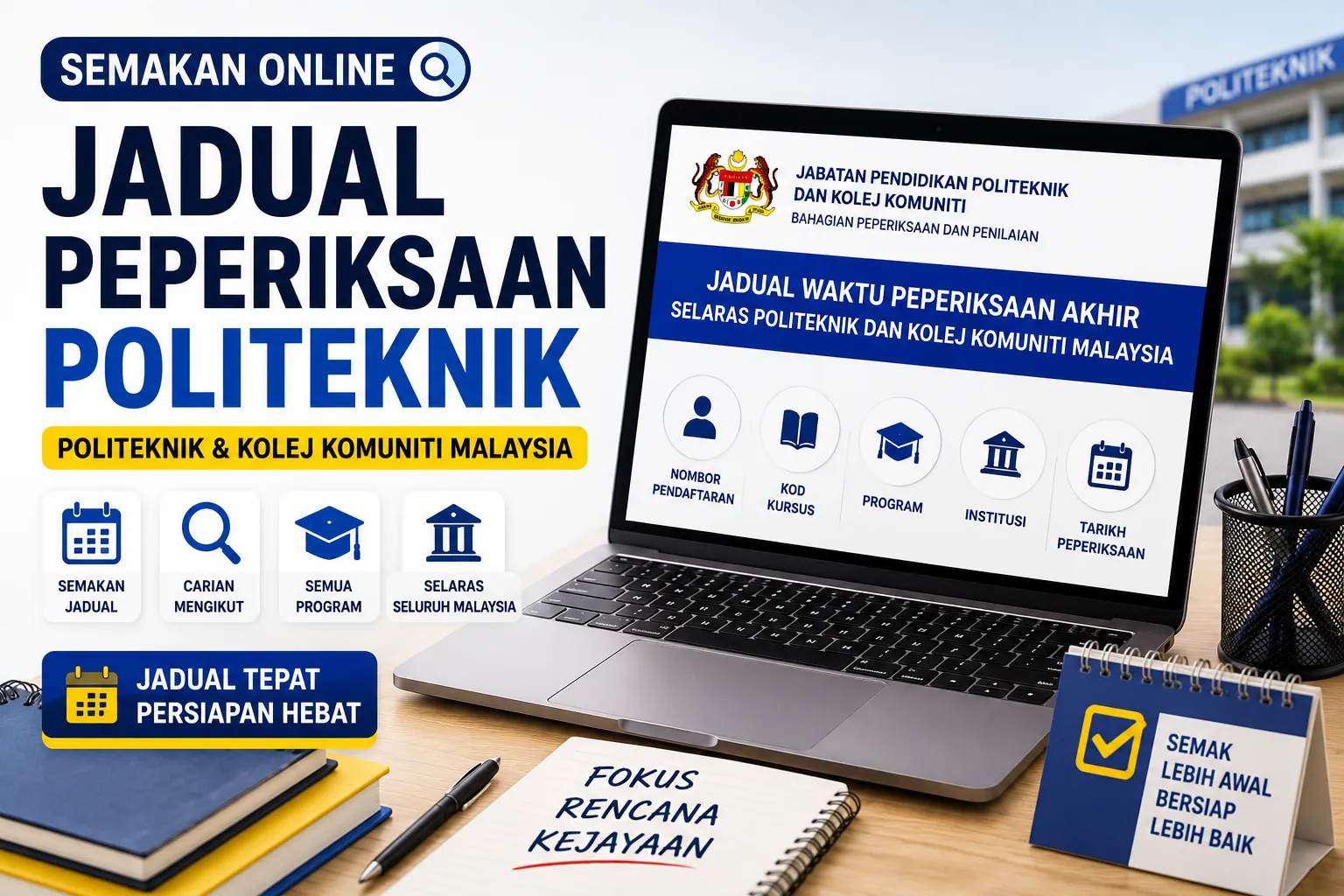 semakan jadual politeknik