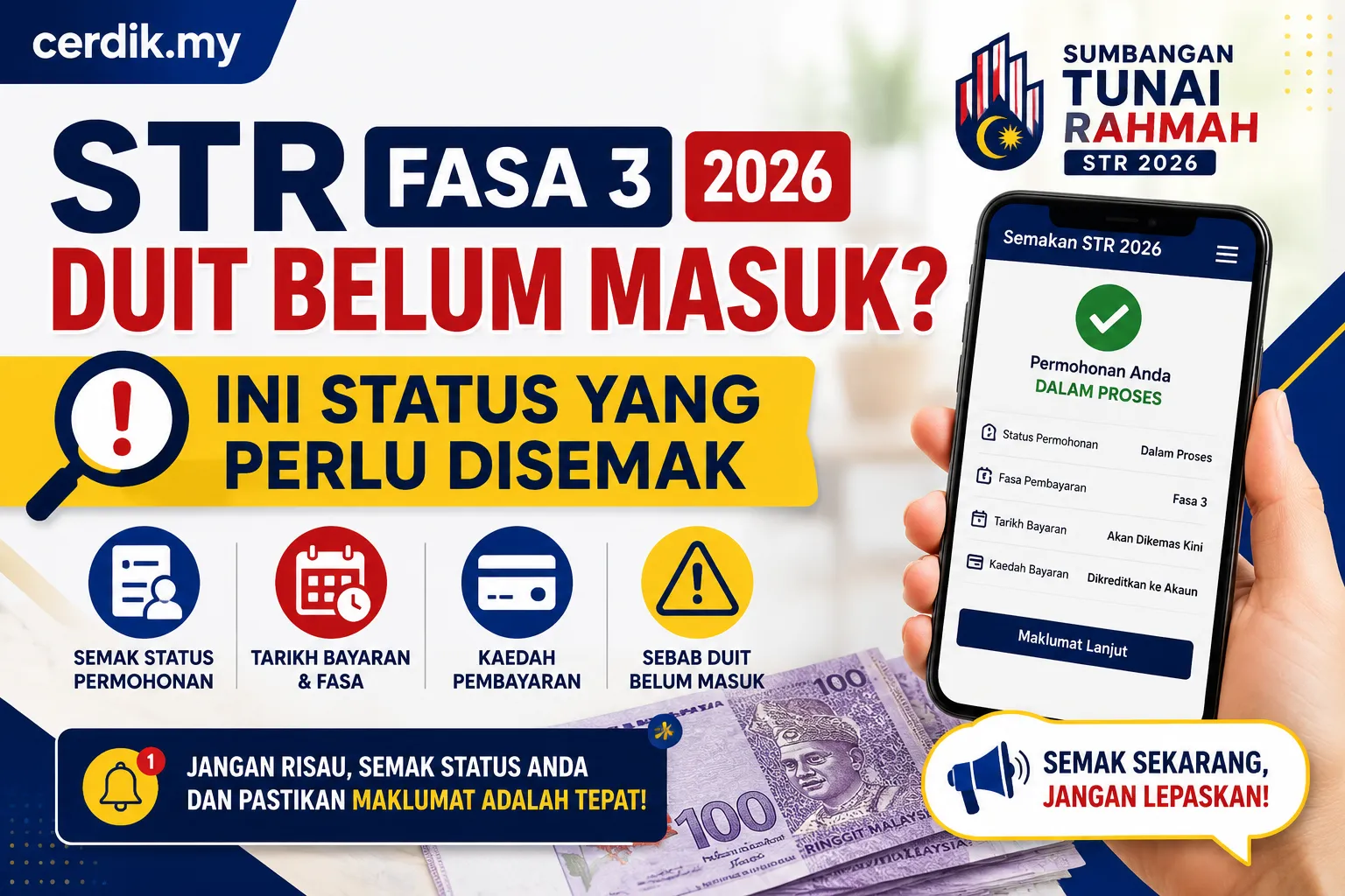 str belum masuk