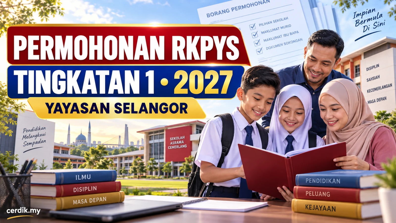 Permohonan Tingkatan 1 Rancangan Khas Pendidikan Yayasan Selangor 2027