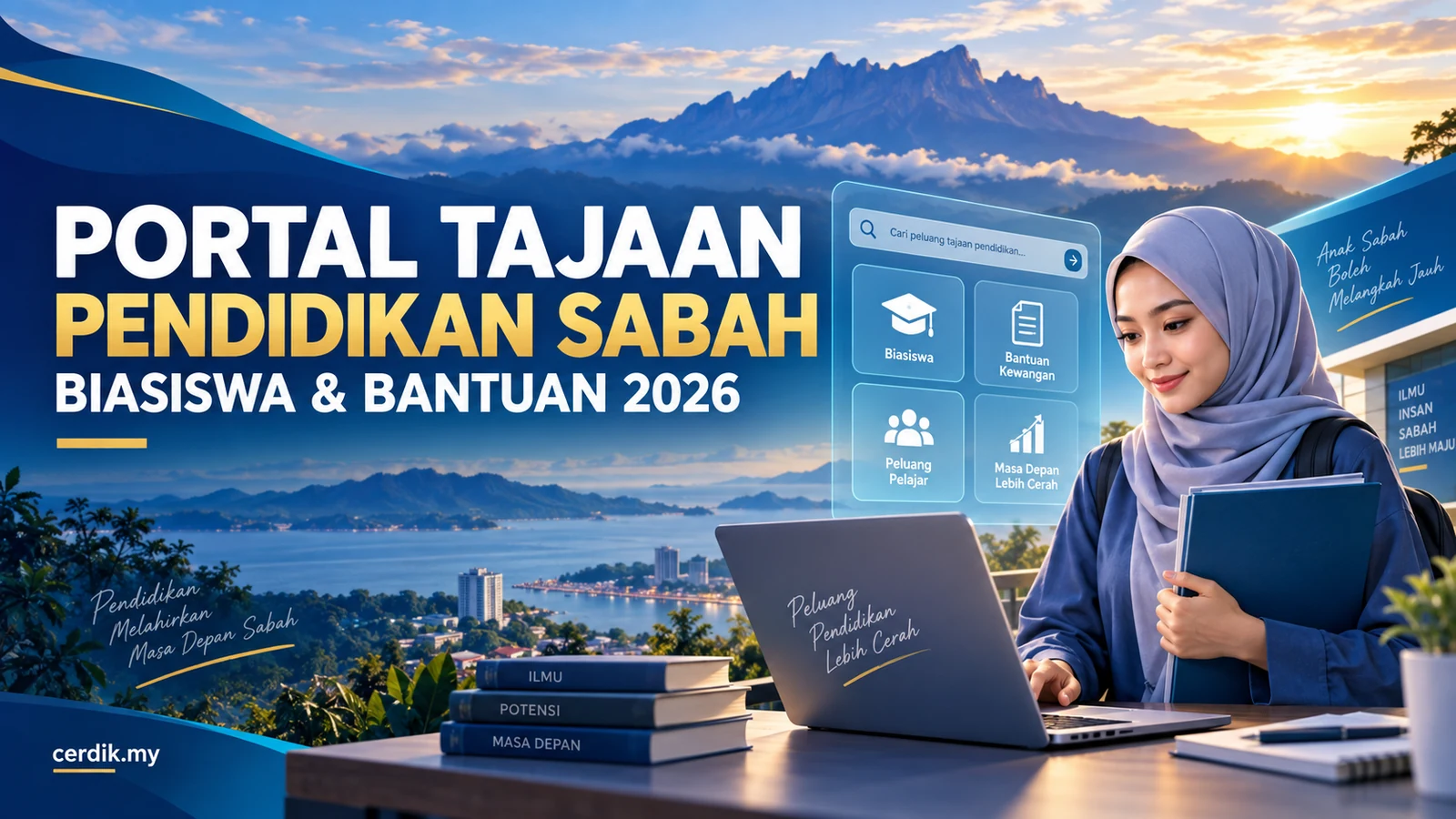 Portal Tajaan Pendidikan Sabah bagi biasiswa dan bantuan pelajar Sabah