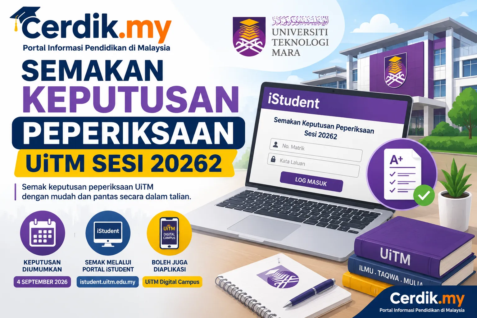 semakan keputusan uitm