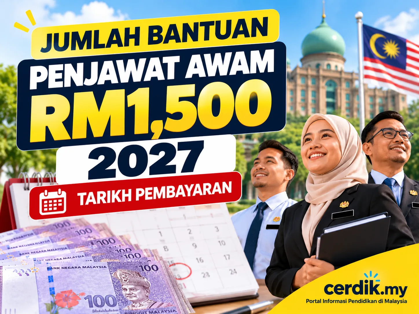 jumlah bantuan penjawat awam 2027