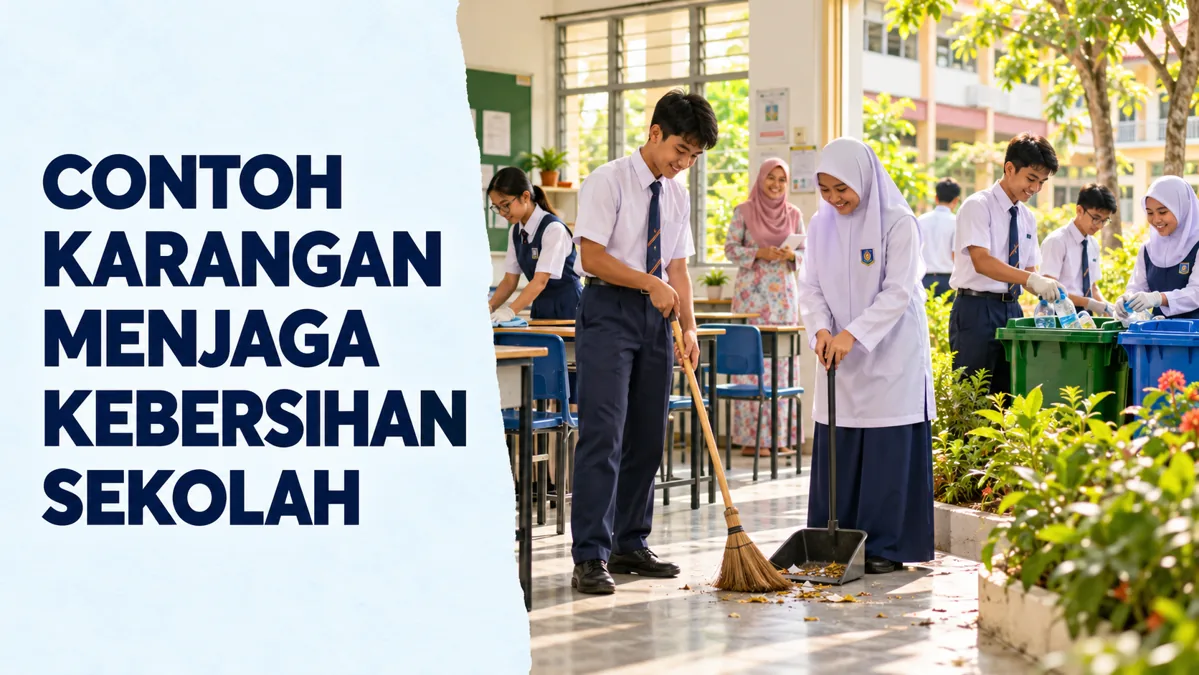 Contoh karangan cara-cara menjaga kebersihan sekolah