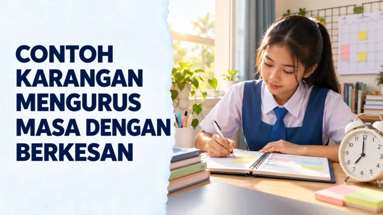 Contoh karangan cara-cara mengurus masa dengan berkesan