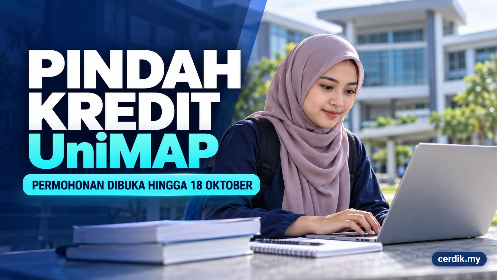 Permohonan pemindahan kredit vertikal UniMAP dibuka hingga 18 Oktober 2026