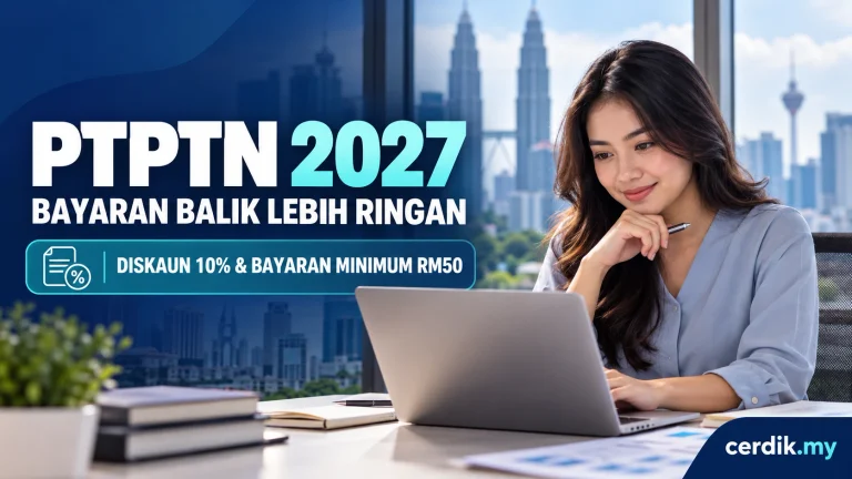 PTPTN 2027 bayaran balik lebih ringan dengan diskaun 10 peratus dan bayaran minimum RM50