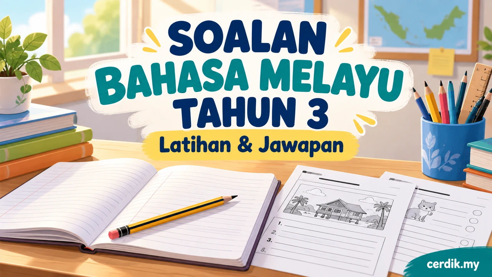 Soalan Bahasa Melayu Tahun 3: latihan dan jawapan — cerdik.my