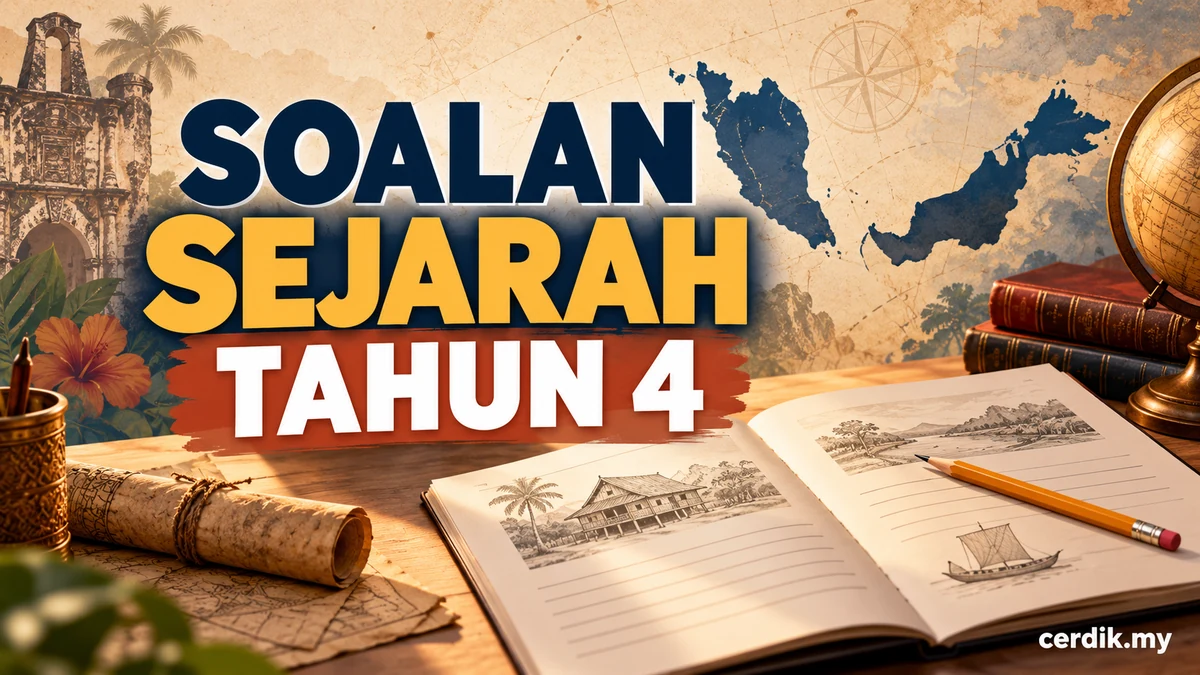 Soalan Sejarah Tahun 4: UASA, ujian dan jawapan di Cerdik.my