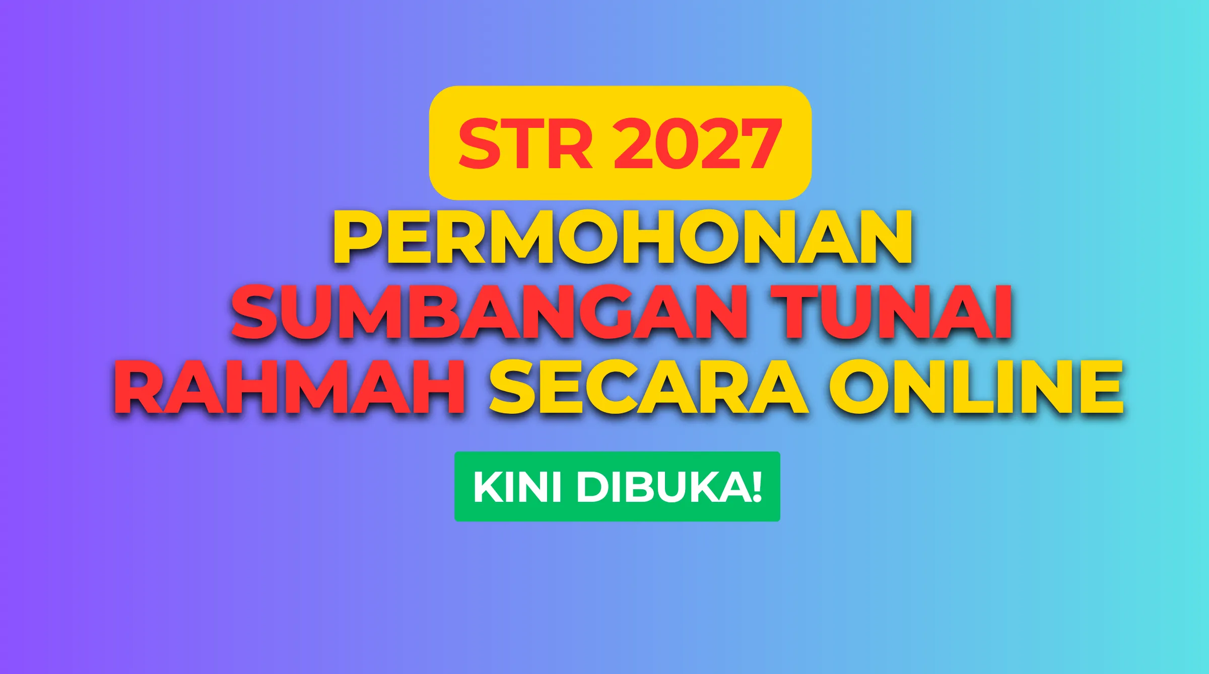 permohonan str 2027
